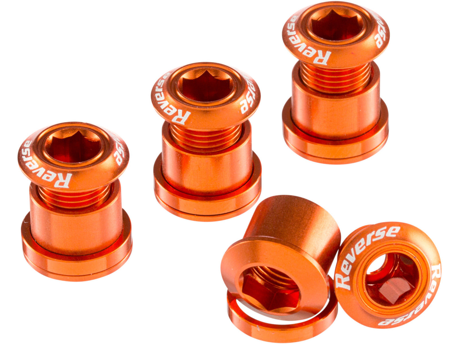 Reverse Chainring Bolt Orange