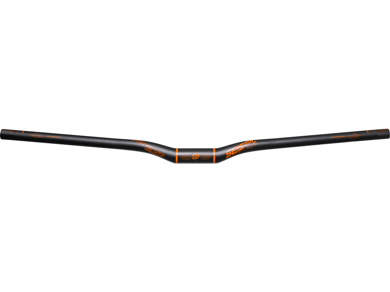 Reverse Handlebar Seismic Carbon Matt Black-orange