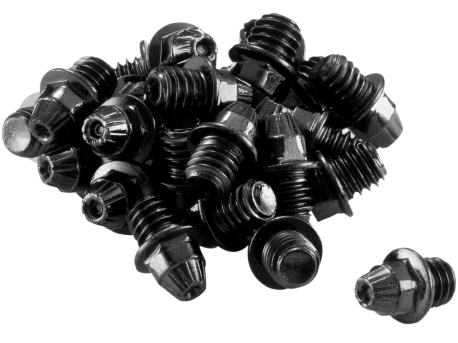 Reverse Steel Pedal Pins Universal Black
