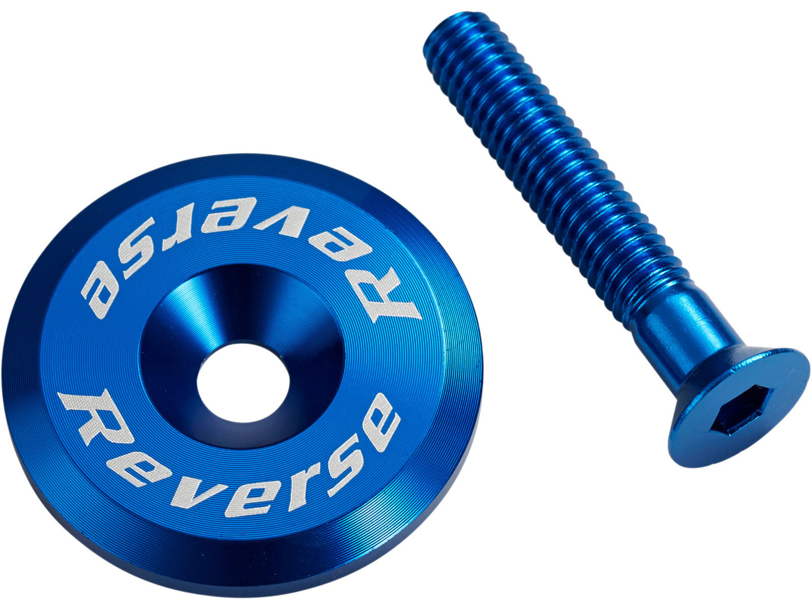 Reverse Ahead Cap With Screw Blue