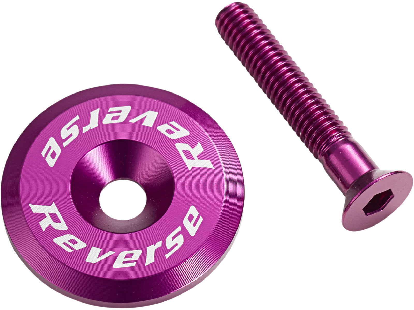 Reverse Ahead Cap With Screw Purple