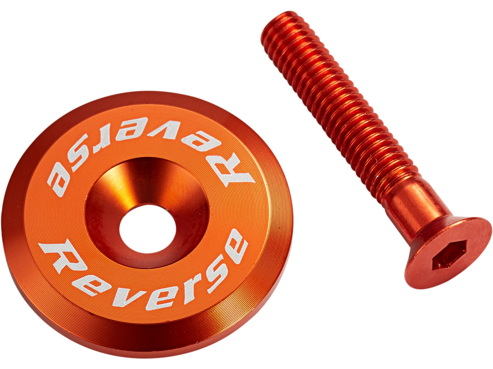 Reverse Ahead Cap With Screw Orange