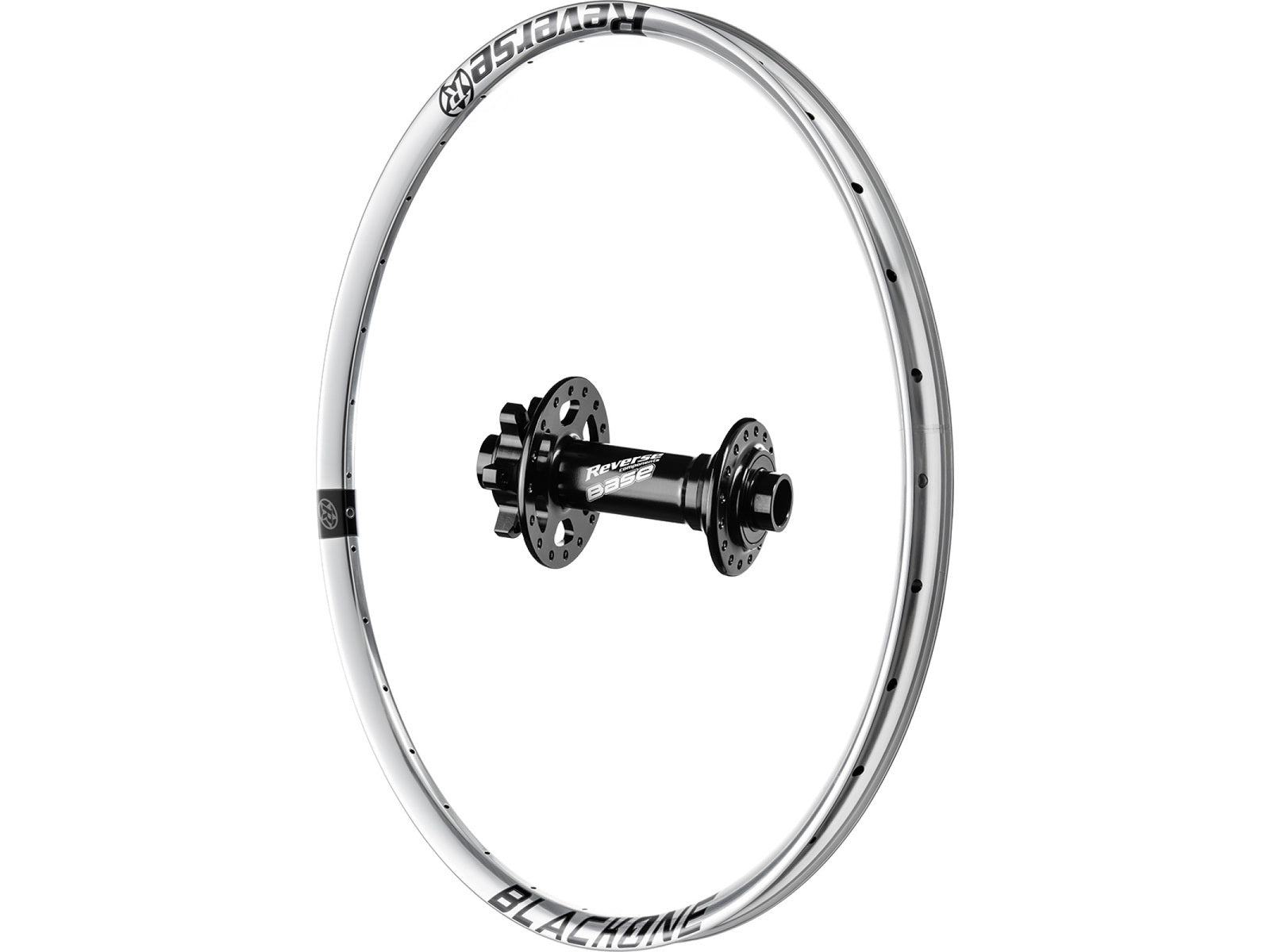Reverse Wheels Black Oneinch Silver - 26