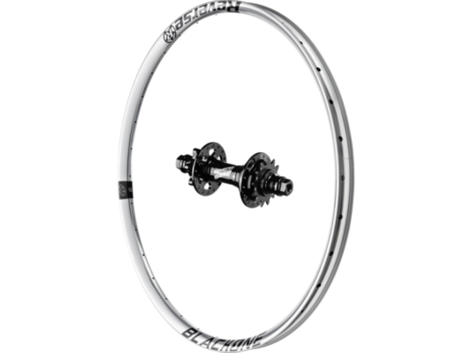 Reverse Wheels Black Oneinch Silver - 26