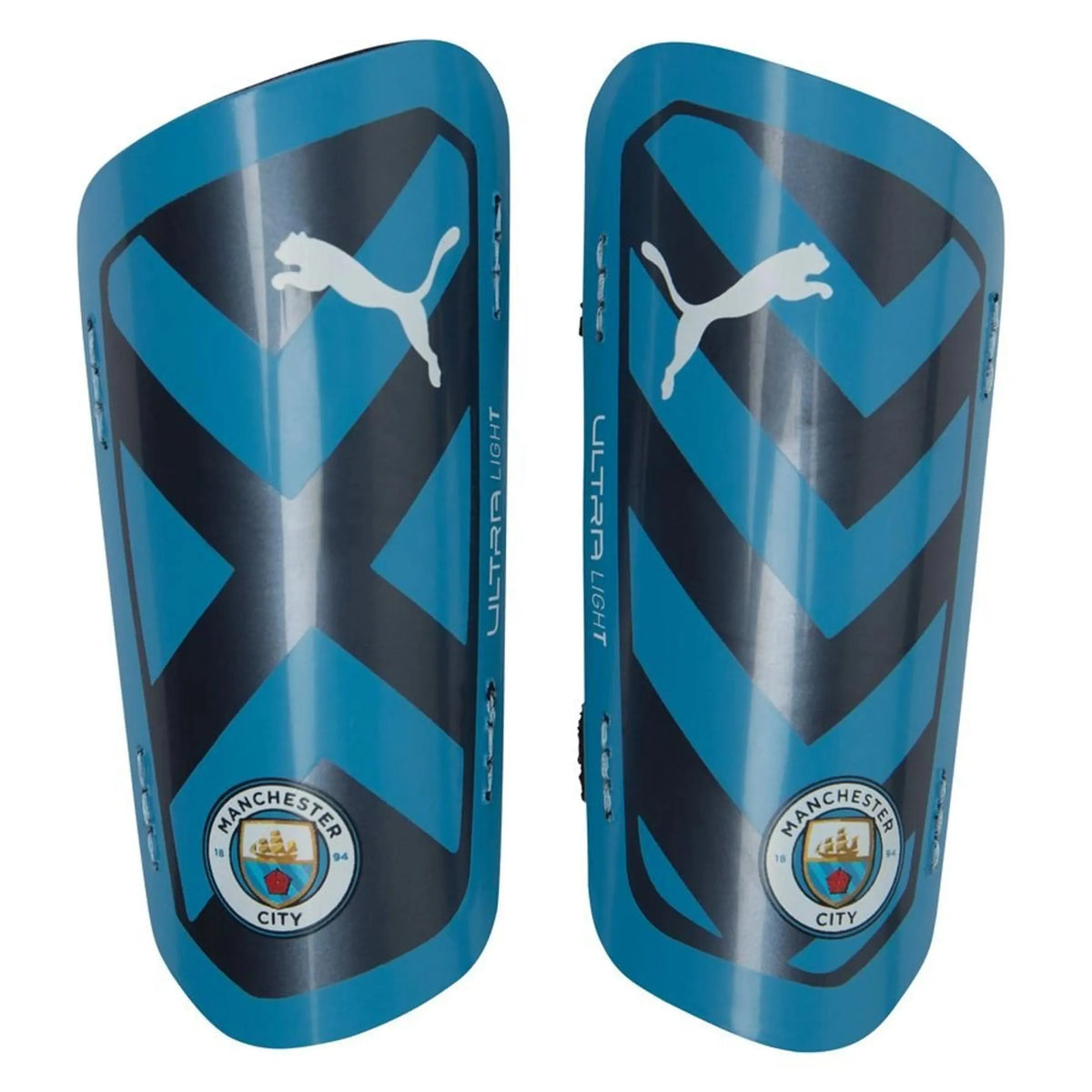 Chrániče Puma Man City Unisex Mcfc Tr Ultra Light Strap Shin Guard Tea Blue