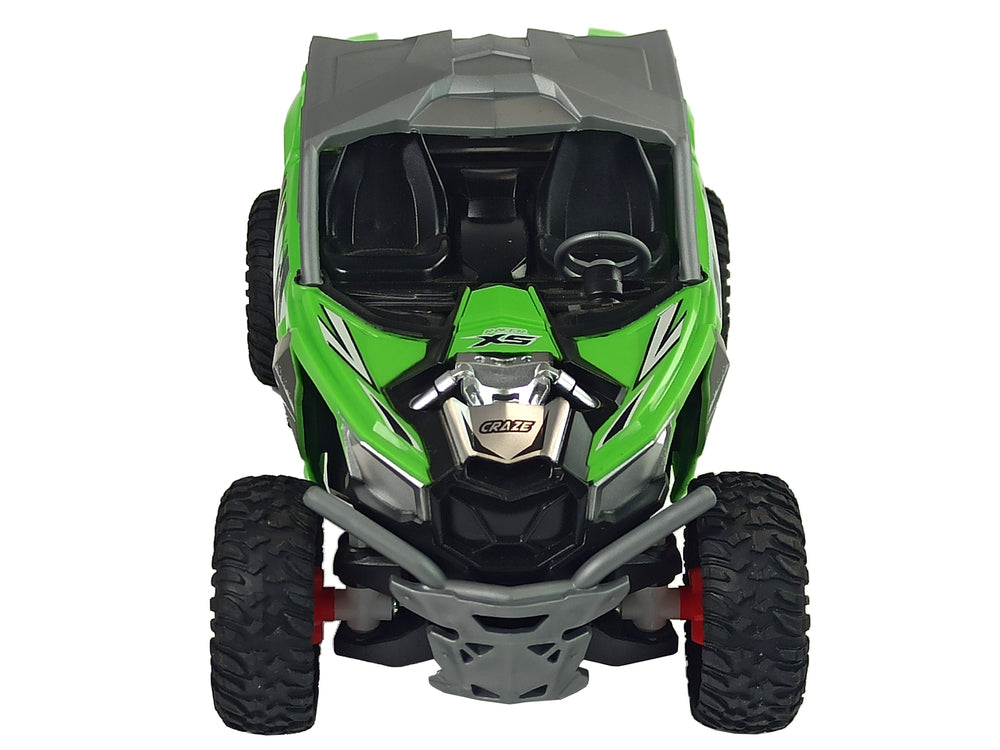 Cross Country Remote Controlled Terrain Car 27 Mhz Green