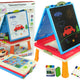3-in-1 Magnetic-chalk Board Blue Table For Games