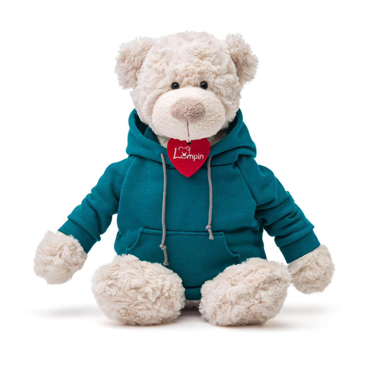 Spencer Bär im blauen Sweatshirt 35 cm