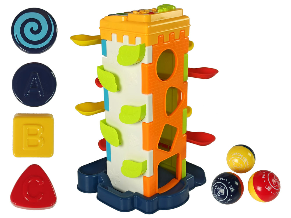 Balls Slide Educational Block Sorter With A Piano