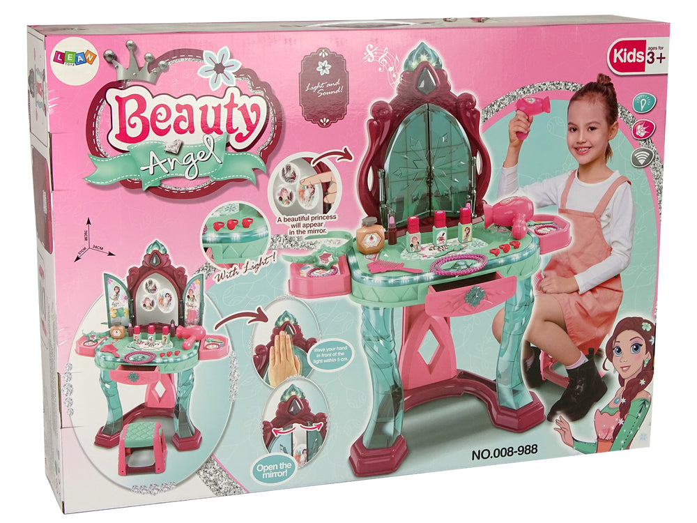 Beauty Set Toilet With Mirror Light Sound Jewellery