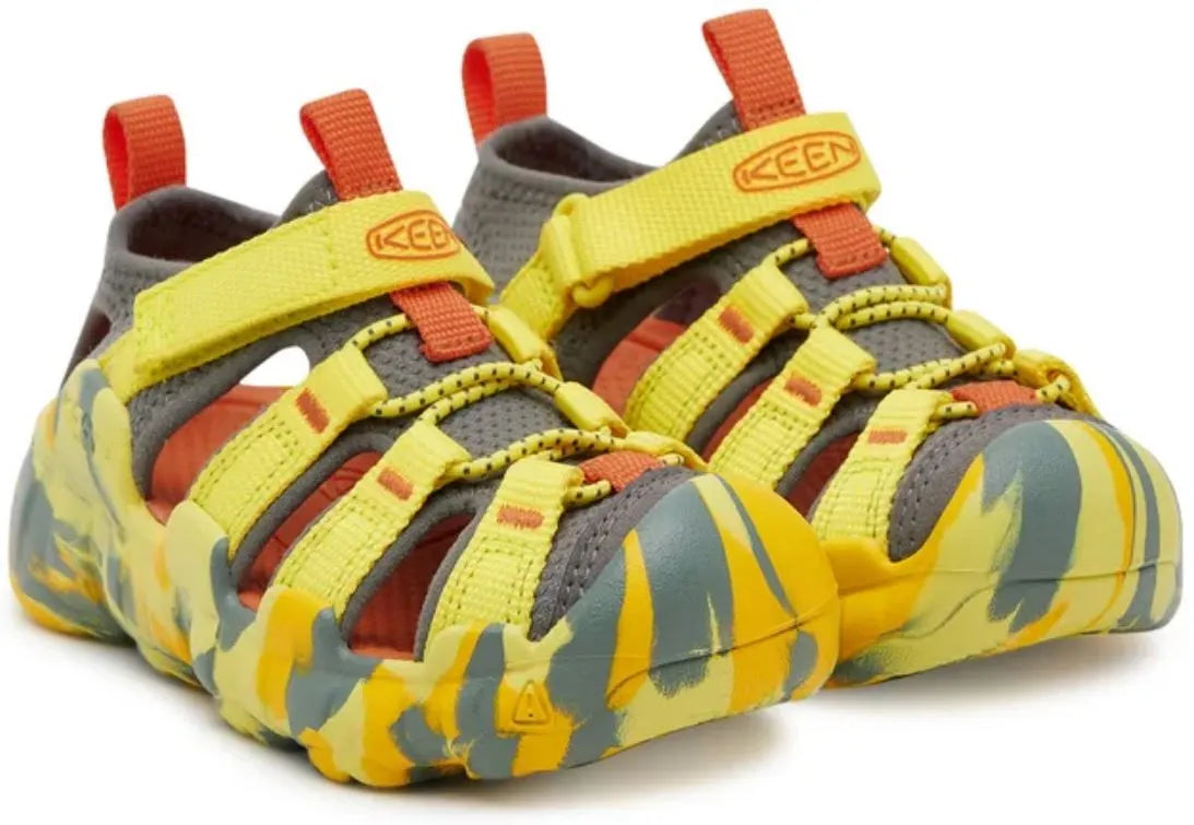 Bróga leanaí Keen jr hyperport h2 tráthnóna sabhaircín/cruach liath buí 30