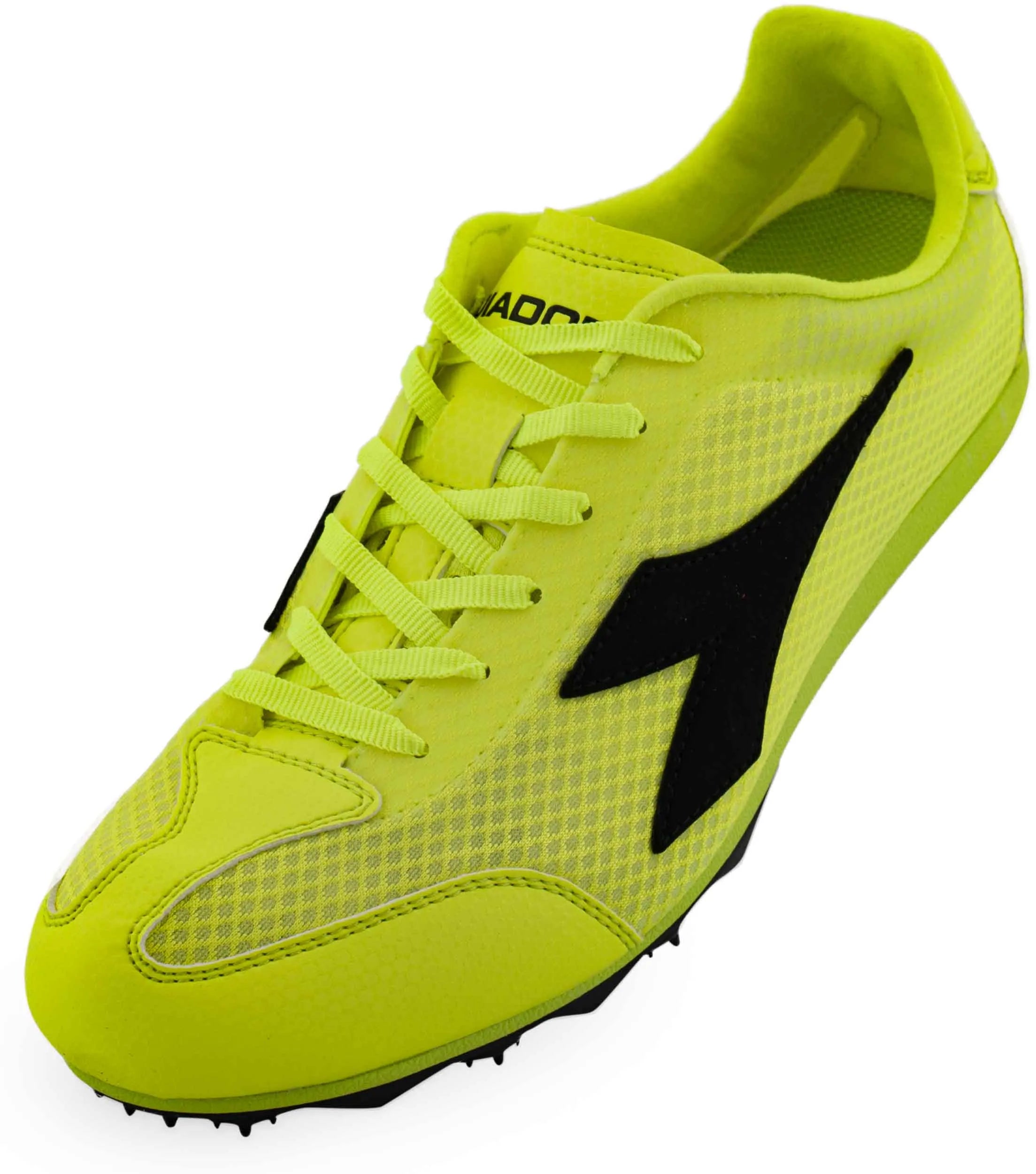 Diadora Mid Distance Spike Fluo Yellow Sneakers