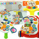 Interactive Baby Walker 2-in-1 Table Red