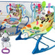 Rocking Chair 2in1 Blue Zebra Sounds Vibration