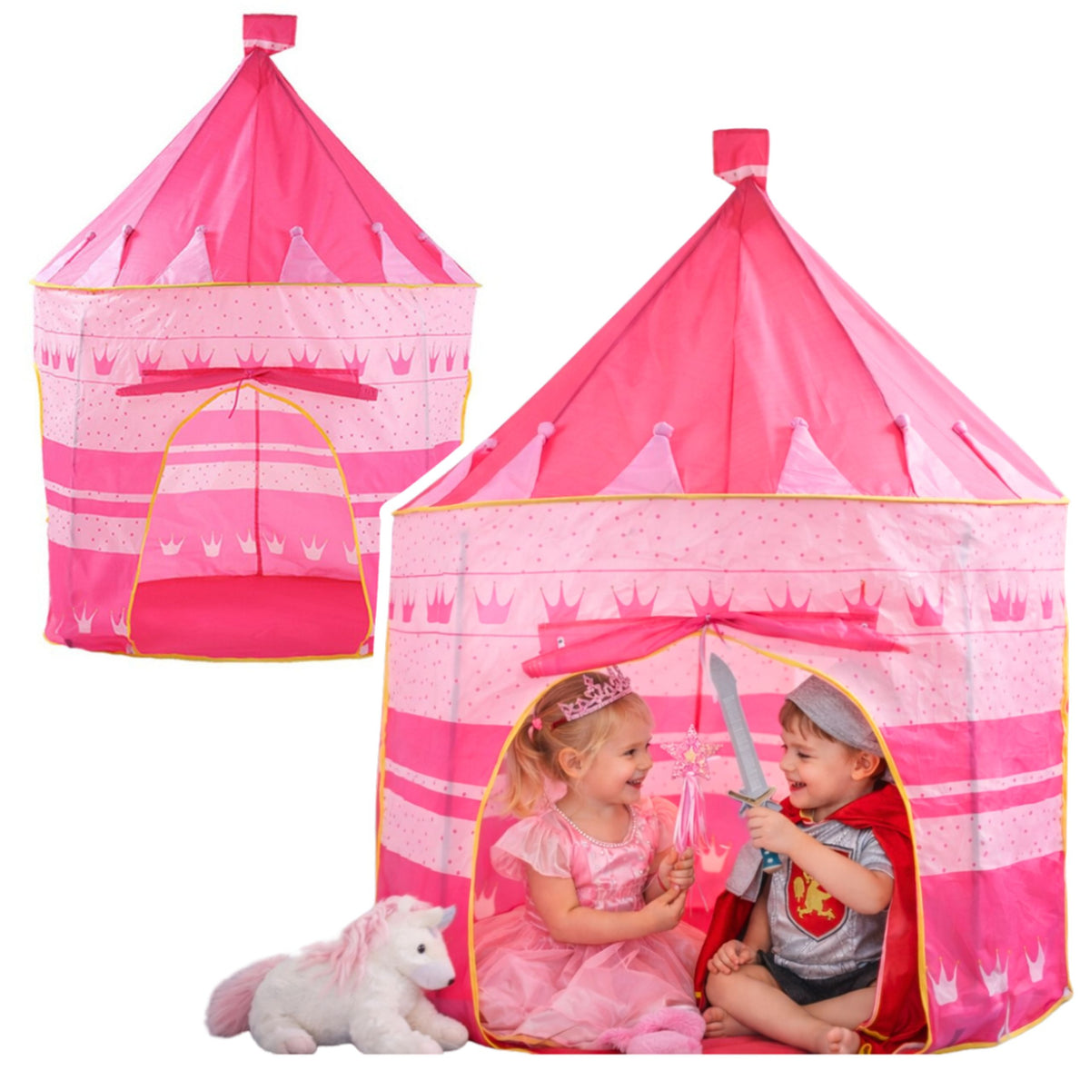 Stanový domeček Princess Palace pro malou princeznu růžový 135 X 105 cm
