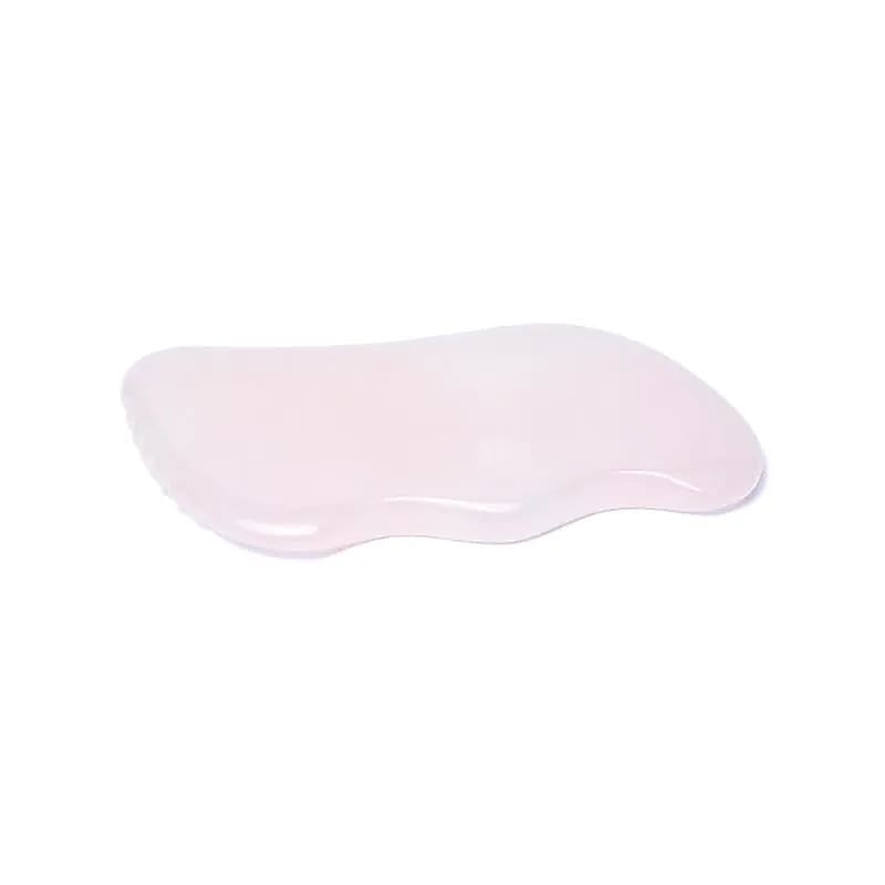 Rose Grianchloch Gua Sha Massage Cloch Tonn --leagtha As 2 ríomhaire - 84g; 9cm