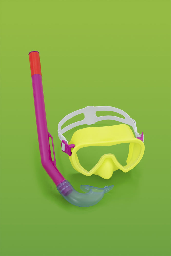 Diving Kit Yellow Mask Fins Tube Bestway 25039