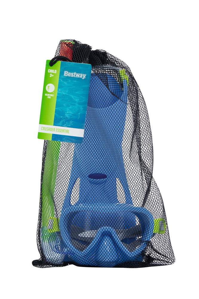 Diving Kit Blue Mask Fins Tube Bestway 25039