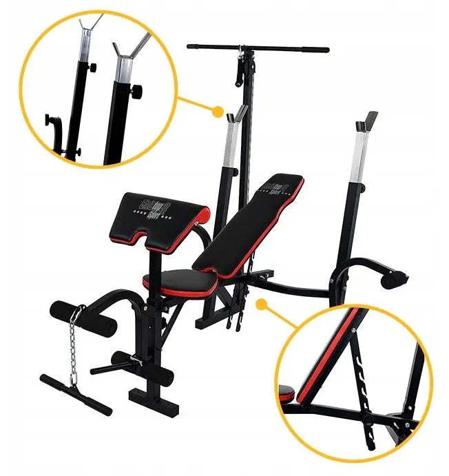 Weight Bench 7v1 Christopeit Sport® Weight Bench Power Xl Black