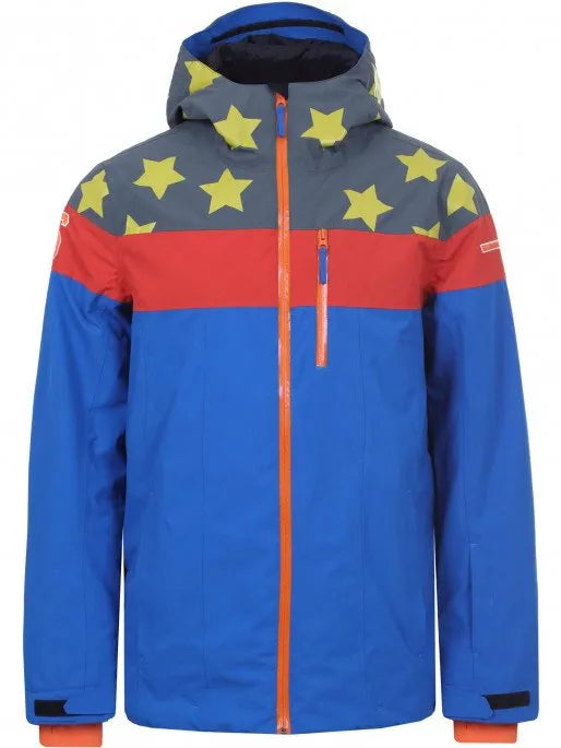 Men's ski jacket icepeak centertown wadded jacket blue - XL