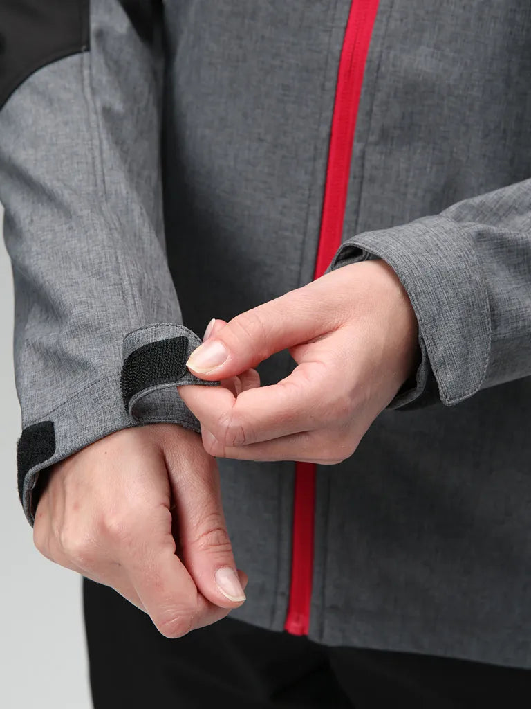 Damen Softshelljacke Loap Ladana Gry-Blk Grau L