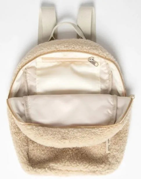 Børnerygsæk ecru teddy mini studio noos beige