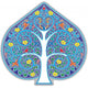 Suncatcher Decal Tree of Life --комплект от 2 бр. - 11 см