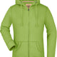 Дамски суичър James & Nicholson Vintage Hoody Green