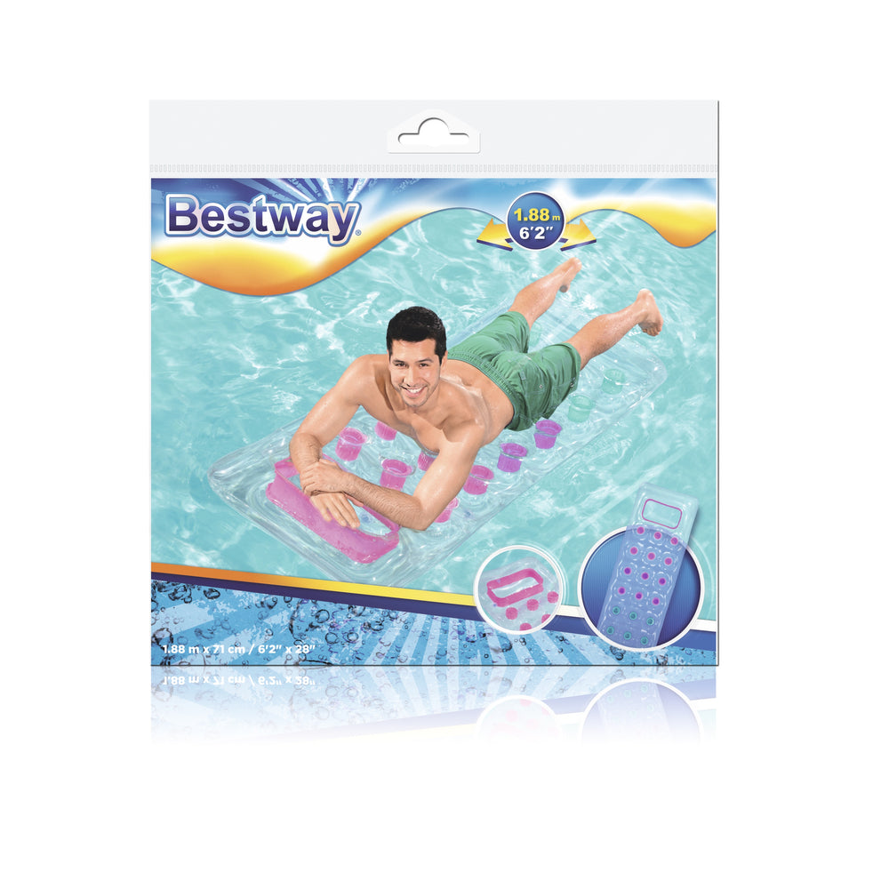 Saltea Pneumatica Transparenta 188 X 71 Cm Bestway 43040
