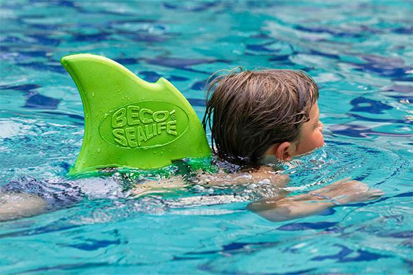 Beco -sealife Shark Fin Swimming Belt | Green
