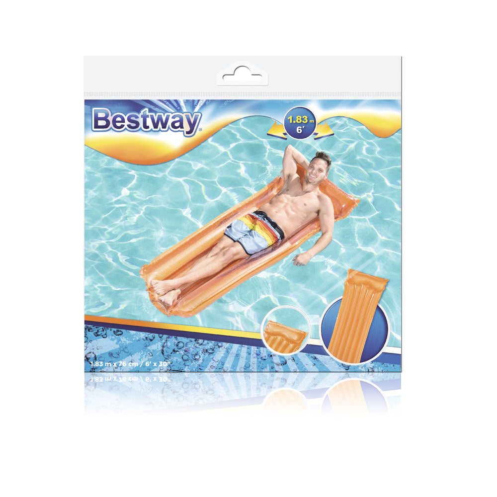 Air Mattress For Swimming Orange 183 X 76 Cm Bestway 44013