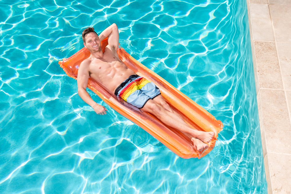 Air Mattress For Swimming Orange 183 X 76 Cm Bestway 44013
