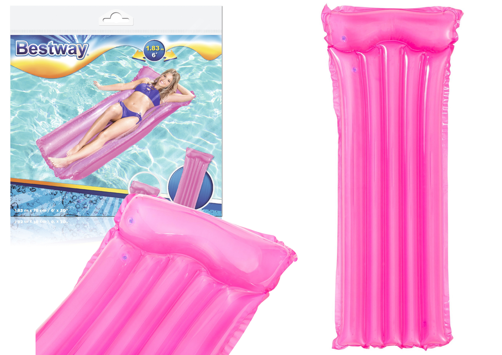 Air Mattress For Swimming Pink 183 X 76 Cm Bestway 44013