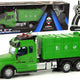 Remote Controlled Garbage Truck Pilot 2.4g Lights Sounds Green