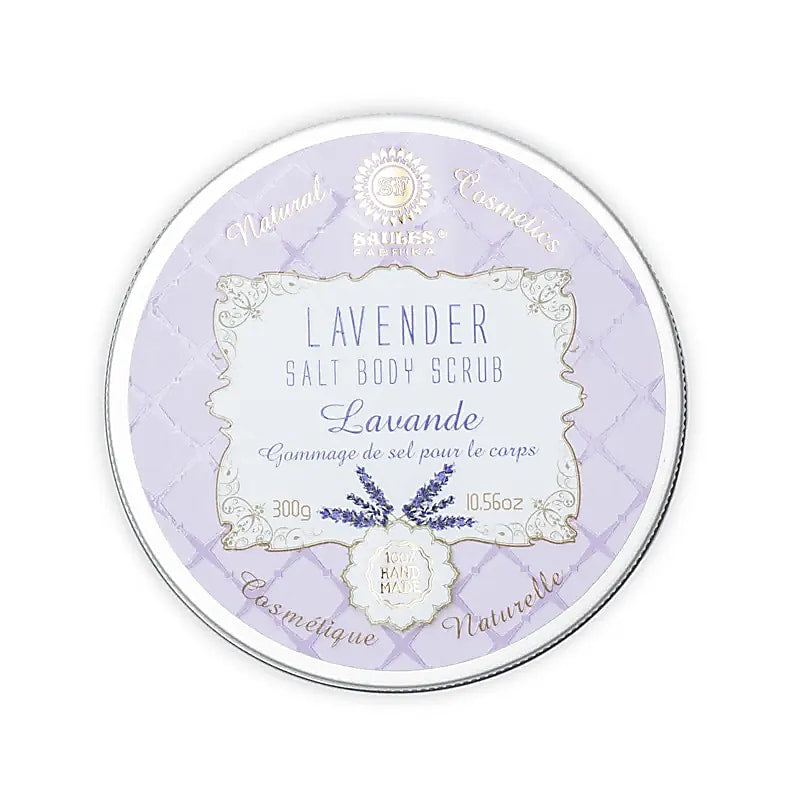 Esfoliante Corporal com Sal Marinho Lavanda - 300g