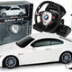Távirányítós Bmw M3 fehér 2.4g Pilot Kormánykerék 1:18 Hangfények