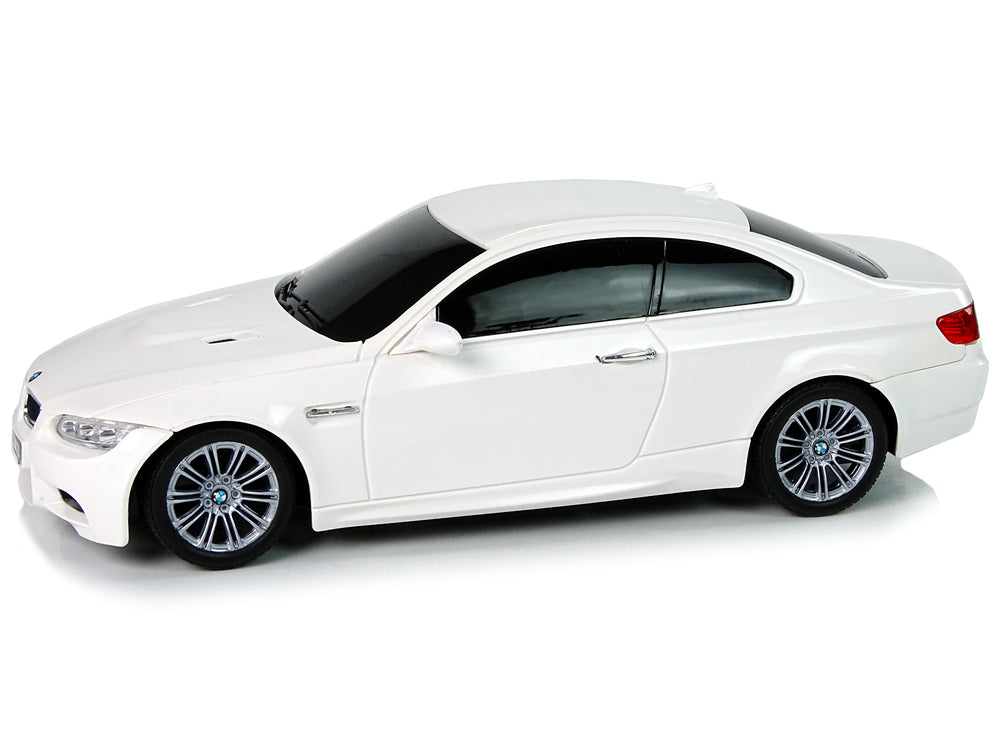Remote Controlled Bmw M3 White 2.4g Pilot Steering Wheel 1:18 Sound Lights