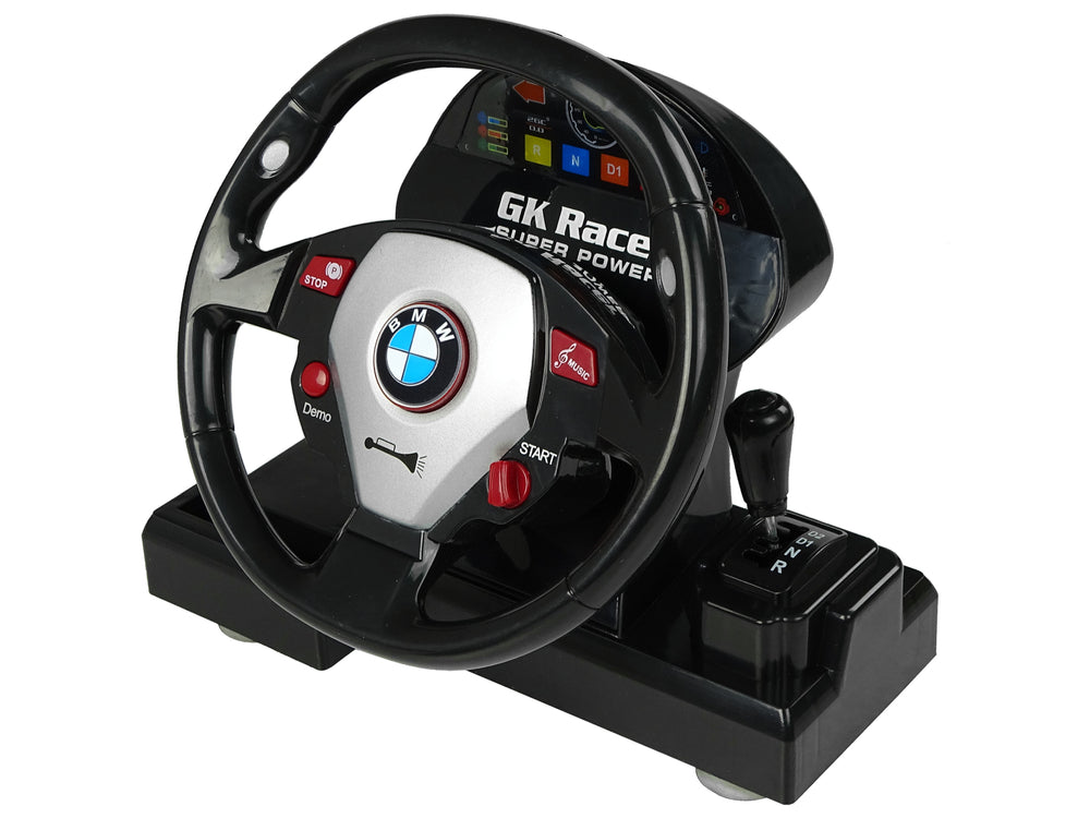 Távirányítós Bmw M3 fehér 2.4g Pilot Kormánykerék 1:18 Hangfények
