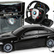 Remote Controlled Bmw M3 Black 2.4g Pilot Steering Wheel 1:18 Sound Lights
