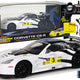 Racing Sports Car R/c 1:18 Corvette C6.r White 2.4 G Lights