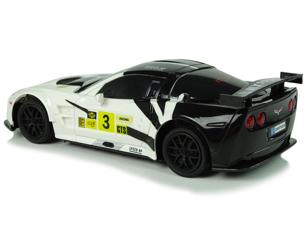 Спортна кола R/c 1:24 Corvette C6.r Бели 2.4 G Светлини