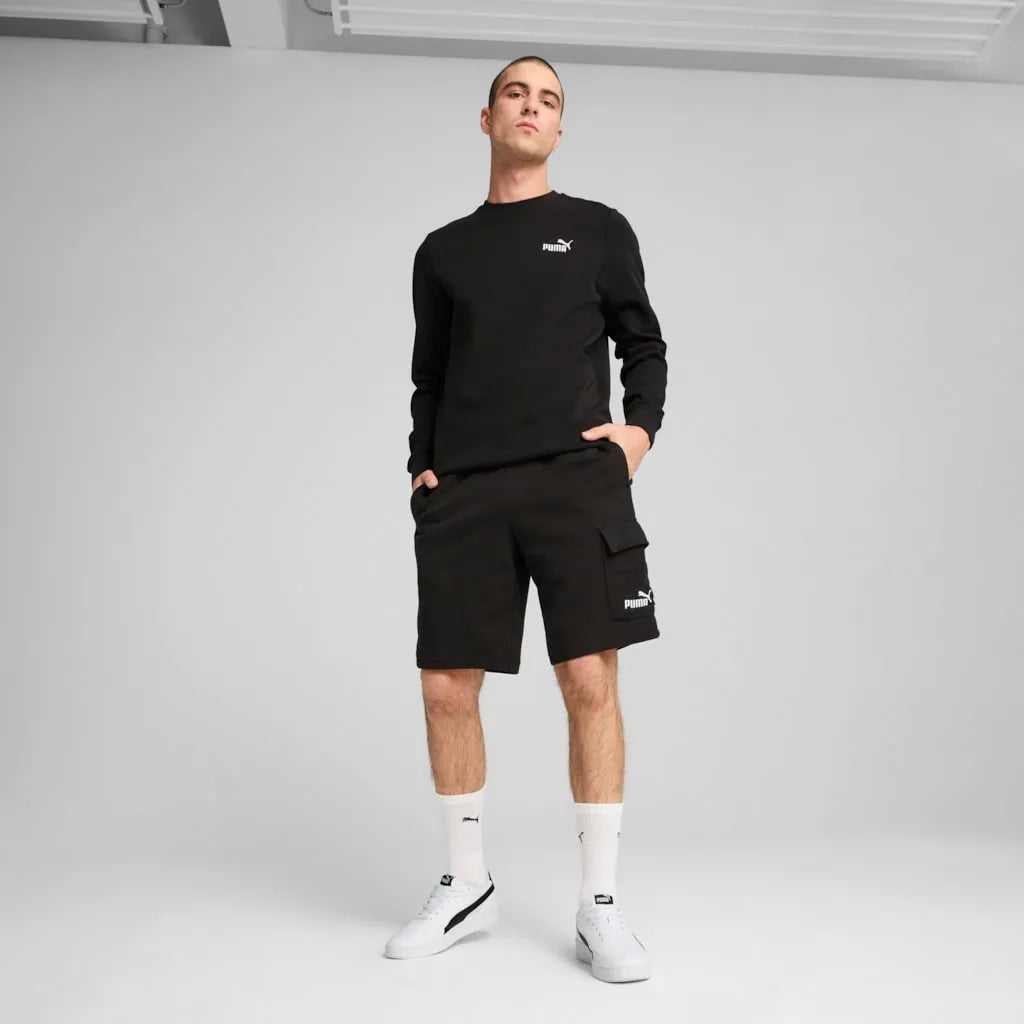 Herrshorts Puma Ess nr 1 Logo Cargo Shorts 10 Tr Svart