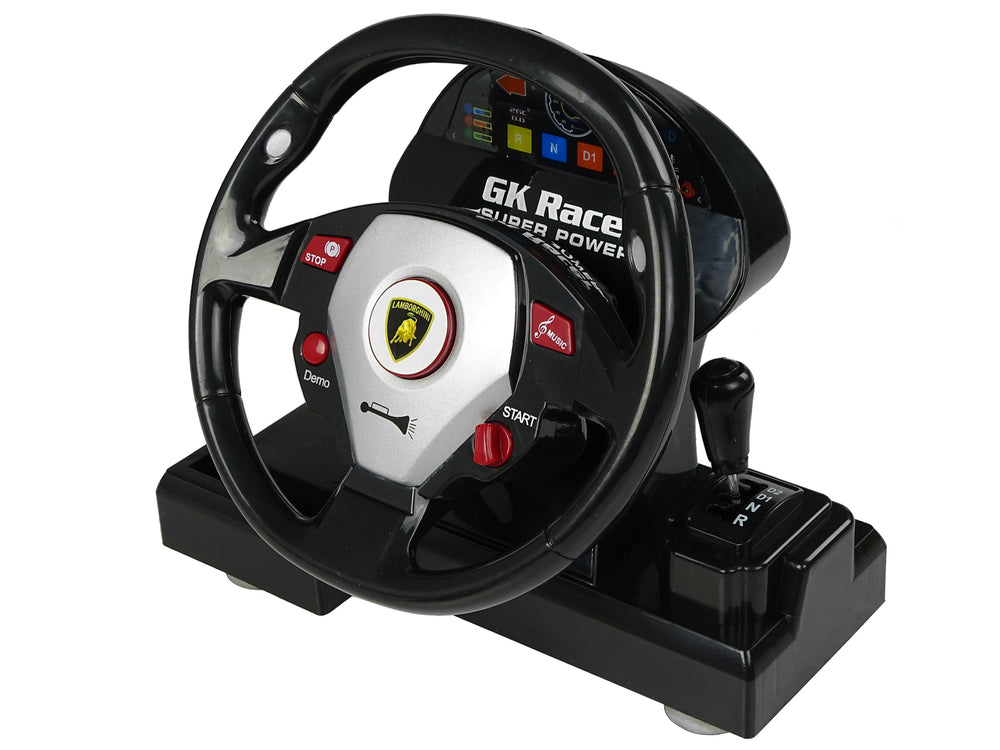 Remote Controlled Lamborghini Veneno Yellow 2.4 G Pilot Steering Wheel Sound Lights