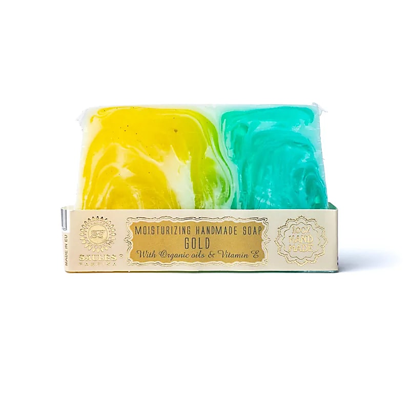 Přírodní ručně vyráběné mýdlo Gold -- sada 3 ks - 80 g