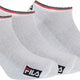 Чорапи Fila 3 пакета Bamboo Invisible White 39-42