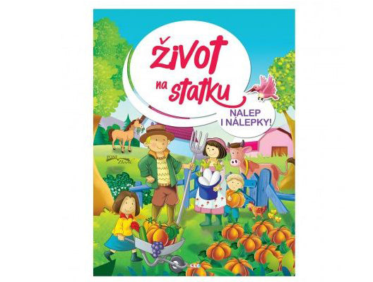 Život na farme nálepky a nálepky