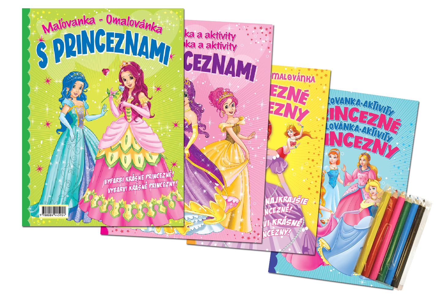 Libro para colorear de princesas+actividades