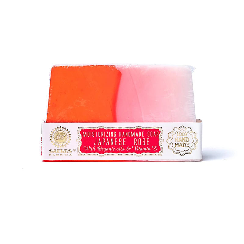 Natural Handmade Soap Japanese Rose --set Of 3 Pcs - 80g