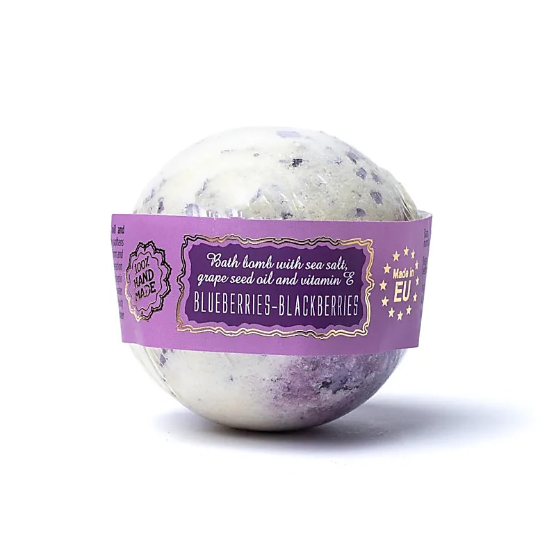Bomba de banho Mirtilos Amoras - conjunto de 3 unidades - 145g