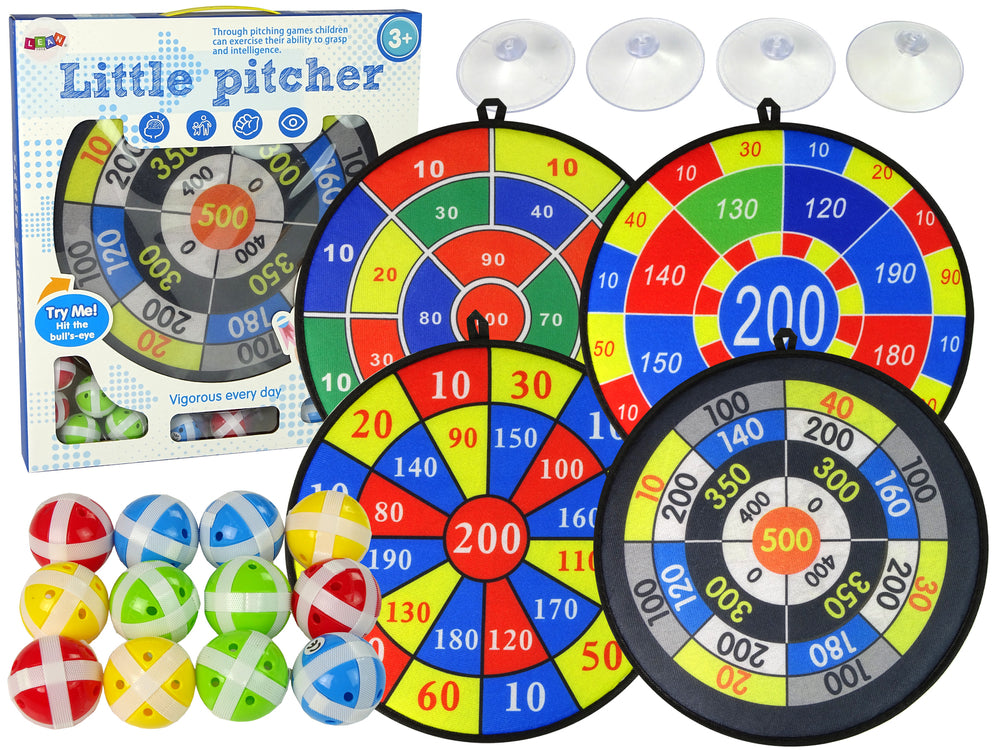Game Set Dart 36 Cm Shield Balls On Velcro